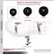 Service Caster 4 Inch Glass Filled Nylon Caster Set with Roller Bearings 2 Swivel 2 Rigid SCC SCC-20S420-GFNR-2-R-2 - alternate 3